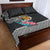 Hawaii Pineapple Surfing Kakau Tribal Personalised Quilt Bed Set LT03 - Polynesian Pride
