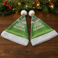 Cook Islands Rugby League Christmas Santa Hat Tatau Tribal Motifs-Light Green Color LT03 - Polynesian Pride