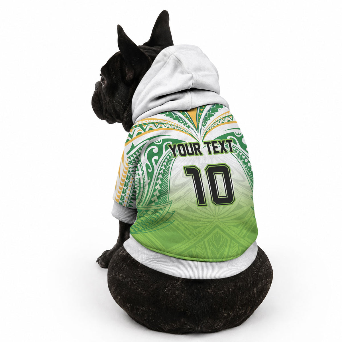 Custom Cook Islands Rugby League Pet Hoodie LT03 - Polynesian Pride