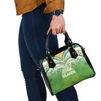 Cook Islands Rugby League Shoulder Handbag Tatau Tribal Motifs-Light Green Color - Polynesian Pride