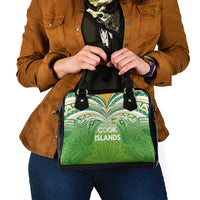Cook Islands Rugby League Shoulder Handbag Tatau Tribal Motifs-Light Green Color - Polynesian Pride