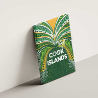 Cook Islands Rugby League Canvas Wall Art Tatau Tribal Motifs-Dark Green Color LT03 - Polynesian Pride