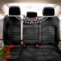 New Zealand ANZAC Day Back Car Seat Cover Lest We Forget Haka Dance Respect LT03 - Polynesian Pride