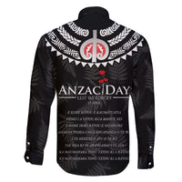 New Zealand ANZAC Day Family Matching Off Shoulder Maxi Dress and Hawaiian Shirt Lest We Forget Haka Dance Respect LT03 - Polynesian Pride