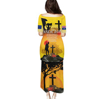 New Zealand and Australia ANZAC Day Puletasi Gallipoli Lest We Forget LT03 - Polynesian Pride