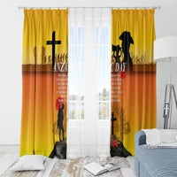 New Zealand and Australia ANZAC Day Window Curtain Gallipoli Lest We Forget LT03 - Polynesian Pride