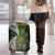 New Zealand Luggage Cover Koru Abstract Art and Silver Fern Maori Pattern