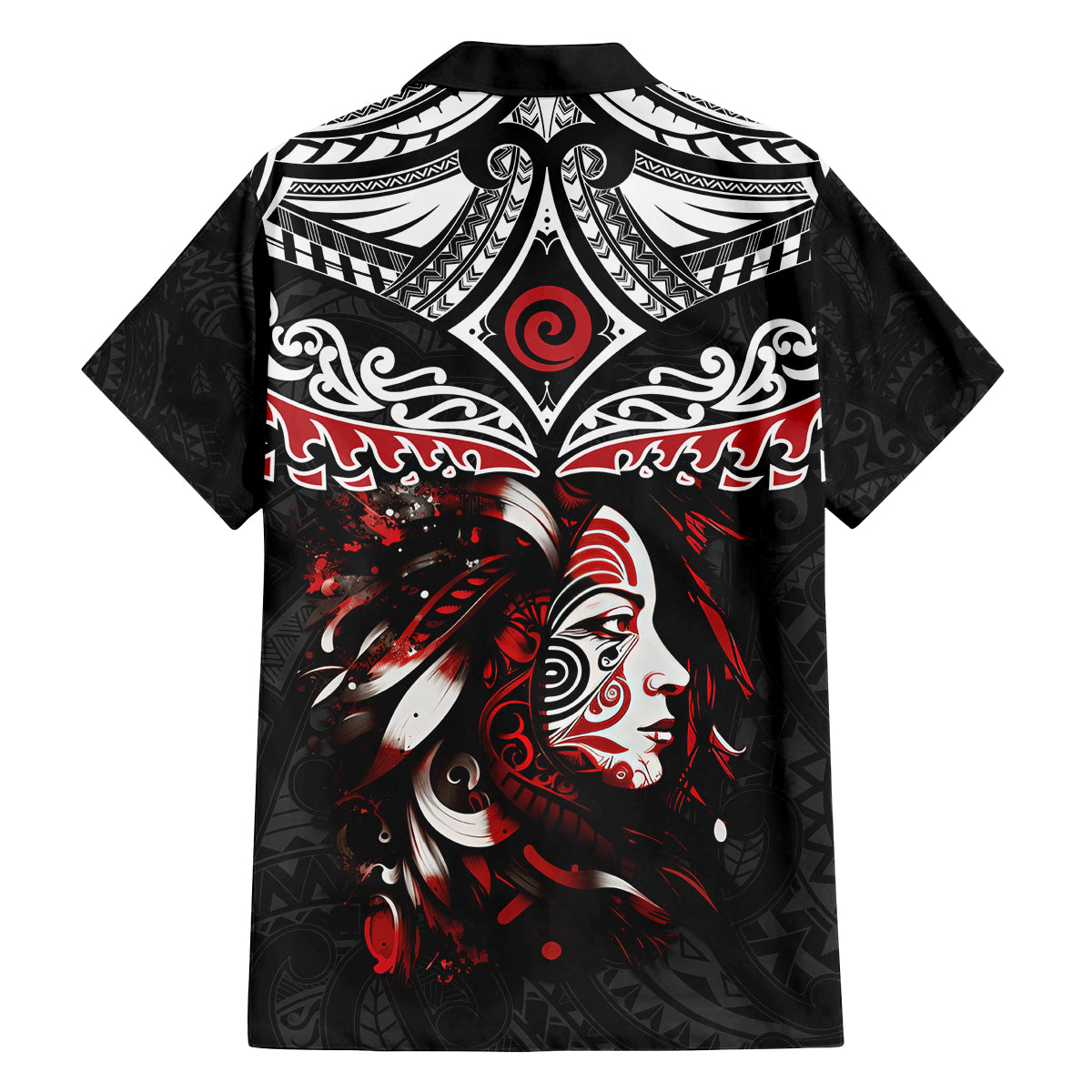 New Zealand Maori Girl Family Matching Off Shoulder Long Sleeve Dress and Hawaiian Shirt Silver Fern and Koru Pattern LT03 - Polynesian Pride