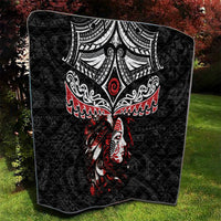 New Zealand Maori Girl Quilt - Silver Fern and Koru Pattern LT03 - Polynesian Pride