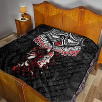 New Zealand Maori Girl Quilt - Silver Fern and Koru Pattern LT03 - Polynesian Pride