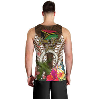 Vanuatu Selebretem 44th Indipendens Dei Men Tank Top Yumi Pig Tusk and Namele Fern