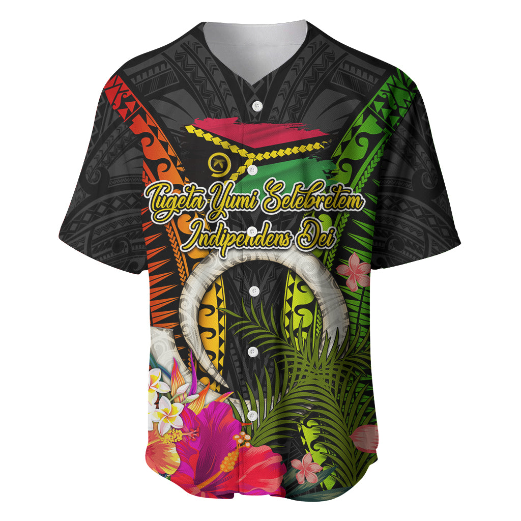 Vanuatu Independence Day Baseball Jersey Tugeta Yumi Selebretem Indipendens Dei