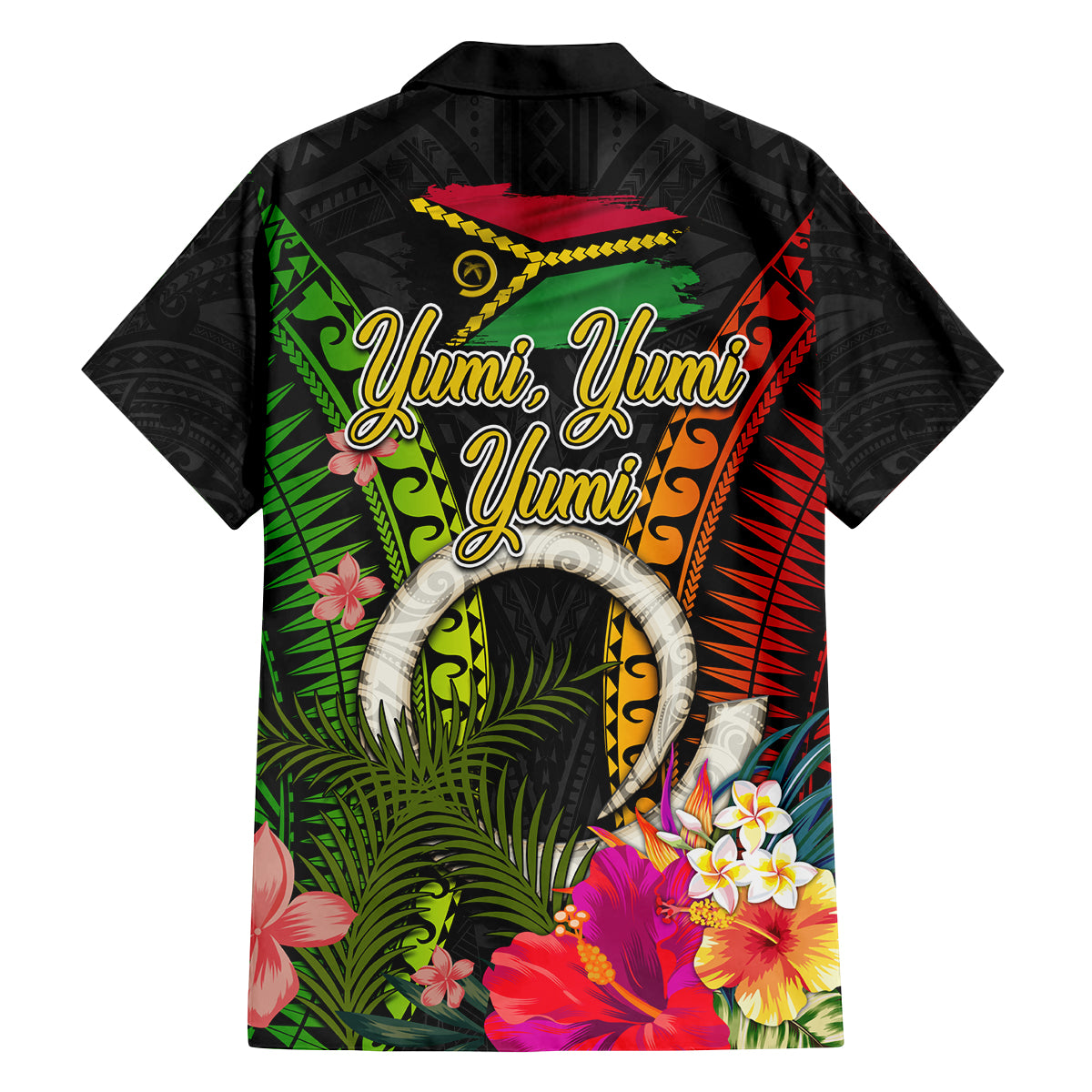 Vanuatu Independence Day Family Matching Tank Maxi Dress and Hawaiian Shirt Tugeta Yumi Selebretem Indipendens Dei LT03 - Polynesian Pride