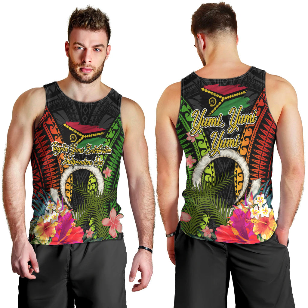 Vanuatu Independence Day Men Tank Top Tugeta Yumi Selebretem Indipendens Dei