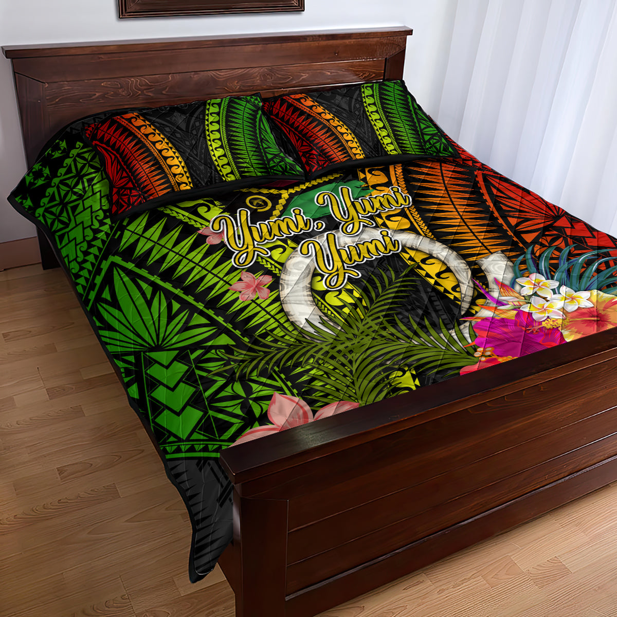 Vanuatu Independence Day Quilt Bed Set Tugeta Yumi Selebretem Indipendens Dei