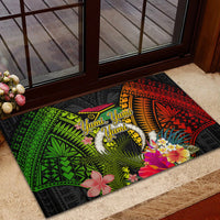 Vanuatu Independence Day Rubber Doormat Tugeta Yumi Selebretem Indipendens Dei
