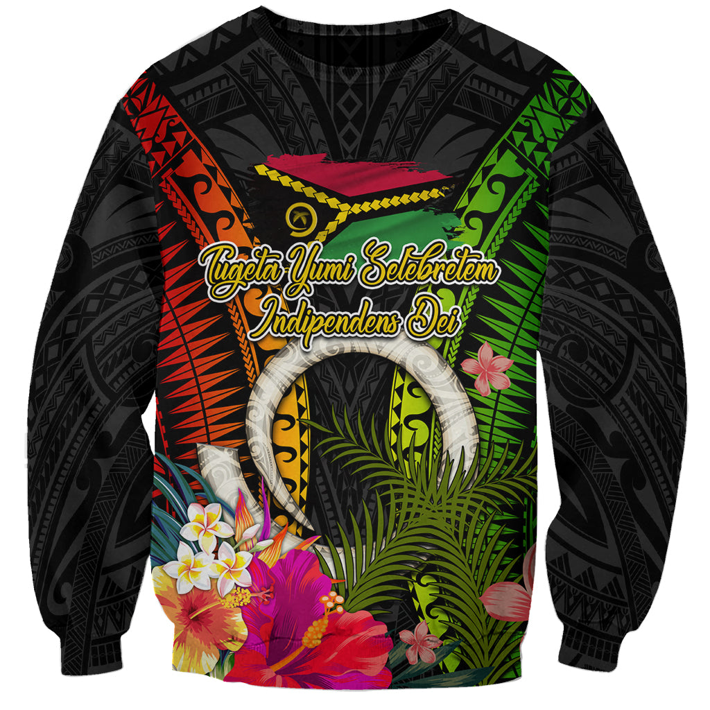 Vanuatu Independence Day Sweatshirt Tugeta Yumi Selebretem Indipendens Dei