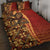 Samoan Pacific Tribal Flower Geometric Art Tattoos Quilt Bed Set Siapo Pattern Flame Sunset - Polynesian Pride