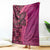 Samoan Pacific Tribal Flower Geometric Art Tattoos Blanket Siapo Pattern Romantic Rose - Polynesian Pride