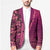 Samoan Pacific Tribal Flower Geometric Art Tattoos Blazer Siapo Pattern Romantic Rose - Polynesian Pride