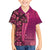 Samoan Pacific Tribal Flower Geometric Art Tattoos Kid Hawaiian Shirt Siapo Pattern Romantic Rose - Polynesian Pride