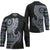 Fijian Masi Tribal Tattoos Art Pattern Hockey Jersey Navy Color Half Style - Polynesian Pride
