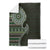 Fijian Masi Tribal Tattoos Art Pattern Blanket Green Color Half Style - Polynesian Pride