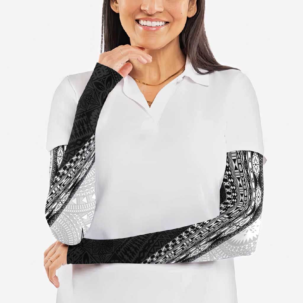 Fijian Masi Tattoos Arm Sleeves with Tapa Tribal Pattern - Polynesian Pride