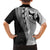 Fijian Masi Tattoos Family Matching Off Shoulder Maxi Dress and Hawaiian Shirt with Tapa Tribal Pattern - Polynesian Pride