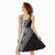 Fijian Masi Tattoos Midi Dress with Tapa Tribal Pattern - Polynesian Pride