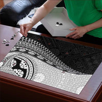 Fijian Masi Tattoos Puzzle with Tapa Tribal Pattern - Polynesian Pride