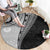 Fijian Masi Tattoos Round Carpet with Tapa Tribal Pattern - Polynesian Pride