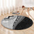 Fijian Masi Tattoos Round Carpet with Tapa Tribal Pattern - Polynesian Pride