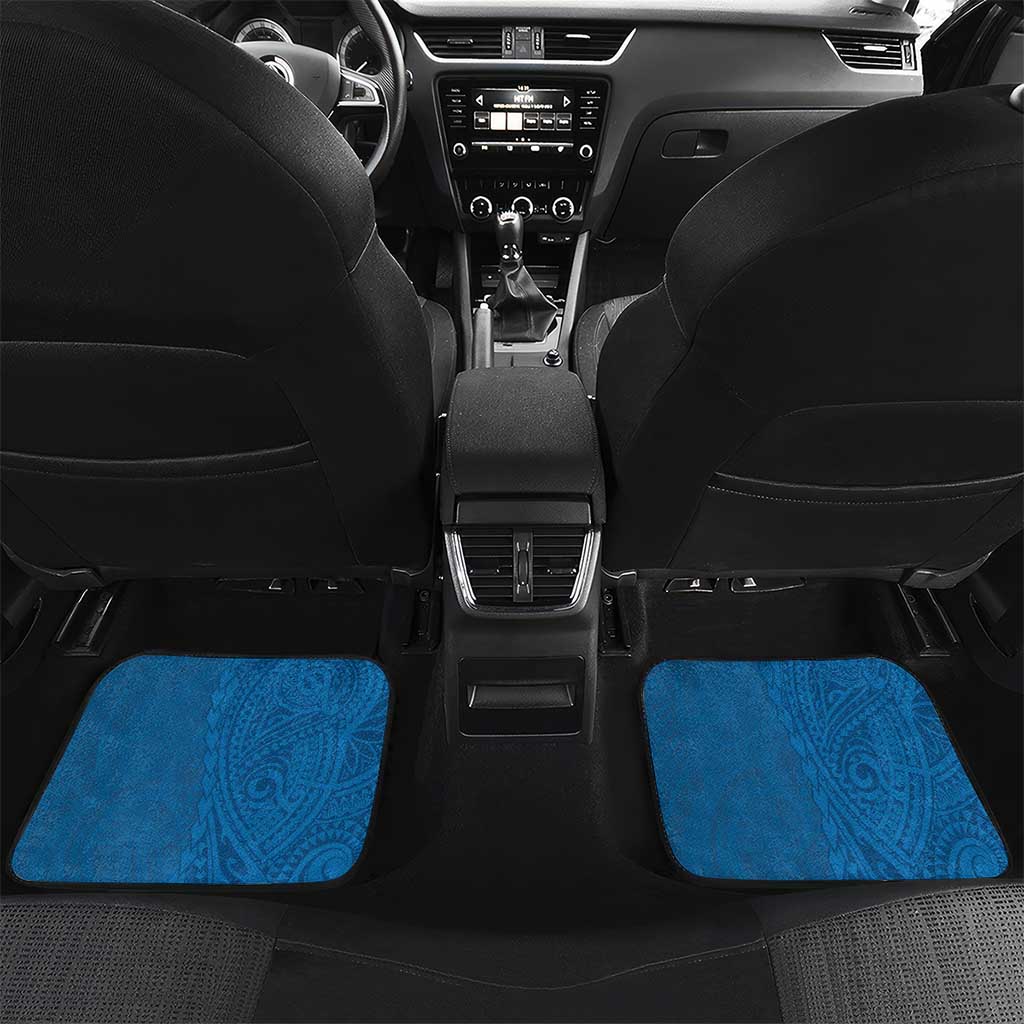 Cook Islands Manihiki Atoll Car Mats Maori Turtle and Polynesian Pattern