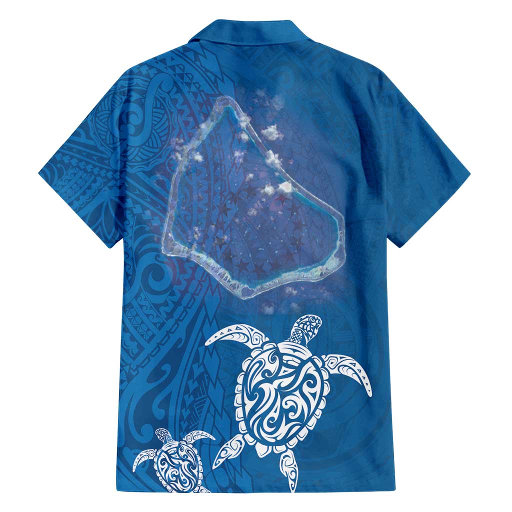 Cook Islands Manihiki Atoll Family Matching Summer Maxi Dress and Hawaiian Shirt Maori Turtle and Polynesian Pattern