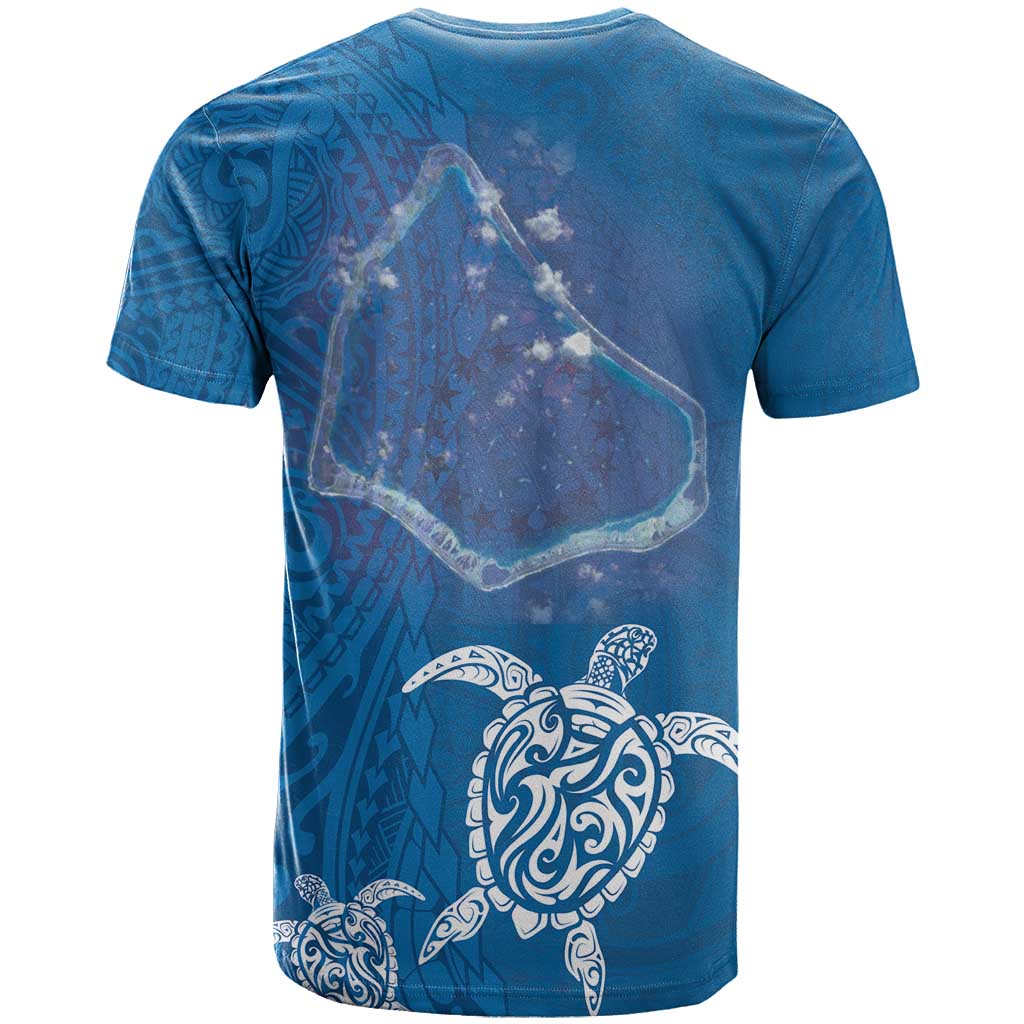 Cook Islands Manihiki Atoll T Shirt Maori Turtle and Polynesian Pattern