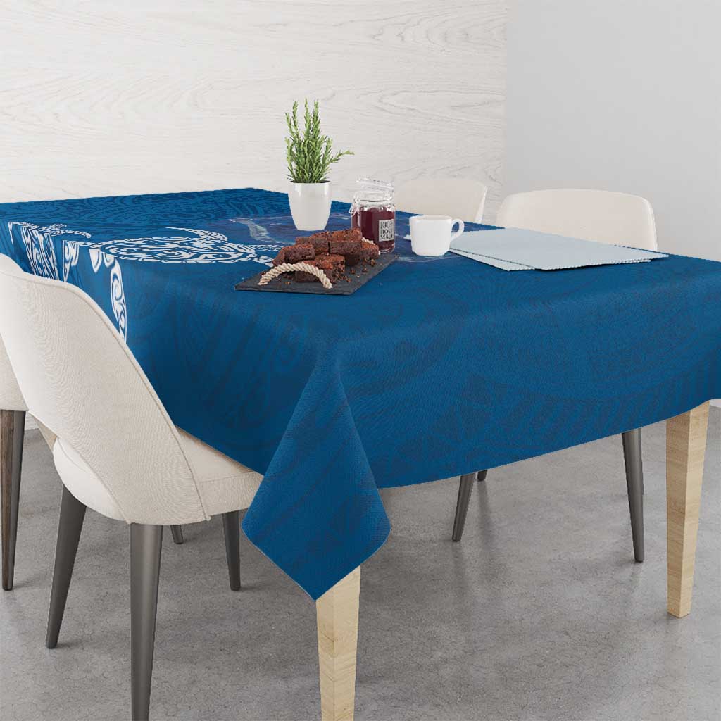Cook Islands Manihiki Atoll Tablecloth Maori Turtle and Polynesian Pattern