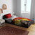 Australia and Papua New Guinea Together Bedding Set Bird-of-paradise and Kangaroo with Oro Tapa and Aboriginal Art Motifs - Polynesian Pride