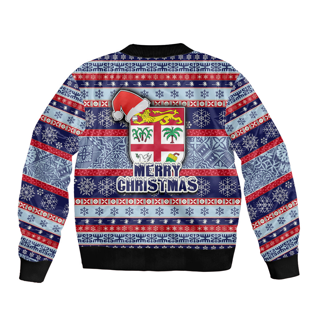 fiji-christmas-bomber-jacket-fijian-santa-and-coat-of-arms-mix-tapa-pattern-striped-style