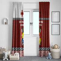 Tongan Culture Window Curtain Ngatu Art Tattoo and Emblem of Tonga