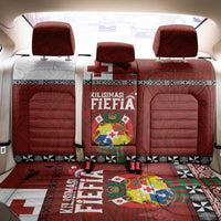 Tongan Christmas Back Car Seat Cover Kilisimasi Fiefia with Ngatu Art Tattoo LT03 - Polynesian Pride