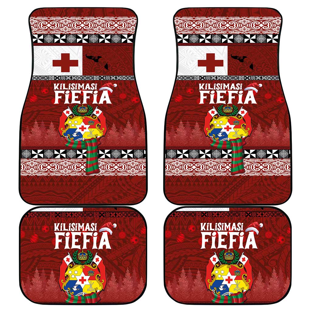 Tongan Christmas Car Mats Kilisimasi Fiefia with Ngatu Art Tattoo