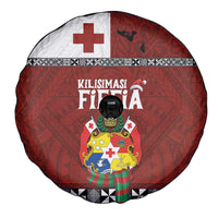 Tongan Christmas Spare Tire Cover Kilisimasi Fiefia with Ngatu Art Tattoo LT03 - Polynesian Pride