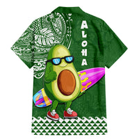 Hawaii Family Matching Mermaid Dress and Hawaiian Shirt Aloha Funny Avocado Mix Kakau Hawaiian Tribal LT03 - Polynesian Pride