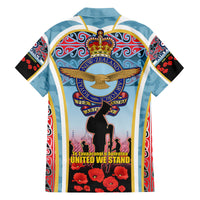 Royal New Zealand Air Force ANZAC Day Family Matching Summer Maxi Dress and Hawaiian Shirt Te Tauaarangi o Aotearoa LT03 - Polynesian Pride