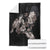Hawaii Aloha Turtle Hibiscus and Leaves Blanket with Polynesian and Kakau Tattoos Black Color - Polynesian Pride