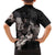 Hawaii Aloha Turtle Hibiscus and Leaves Hawaiian Shirt with Polynesian and Kakau Tattoos Black Color - Polynesian Pride