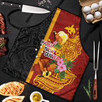 Papua New Guinea Independence Day Apron Birds-of-Paradise Melanesian Tattoos Tropical Plants