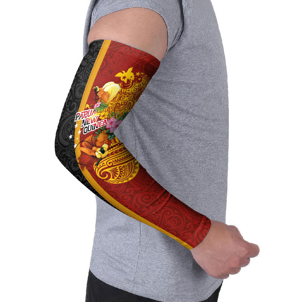 Papua New Guinea Independence Day Arm Sleeves Birds-of-Paradise Melanesian Tattoos Tropical Plants