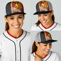 Papua New Guinea Independence Day Baseball Net Cap Birds-of-Paradise Melanesian Tattoos Tropical Plants